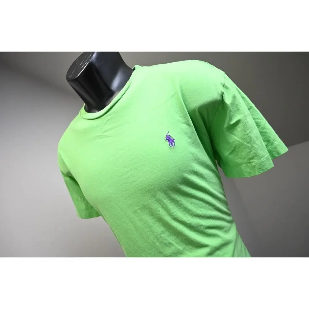 Polo‎ Ralph Lauren Tee Shirt Green Classic Fit Short Sleeve Mens Sz Medium